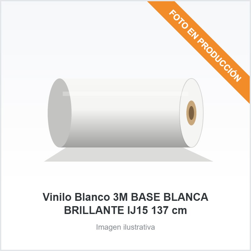 Vinilo Blanco 3M BASE BLANCA BRILLANTE IJ15 137 cm