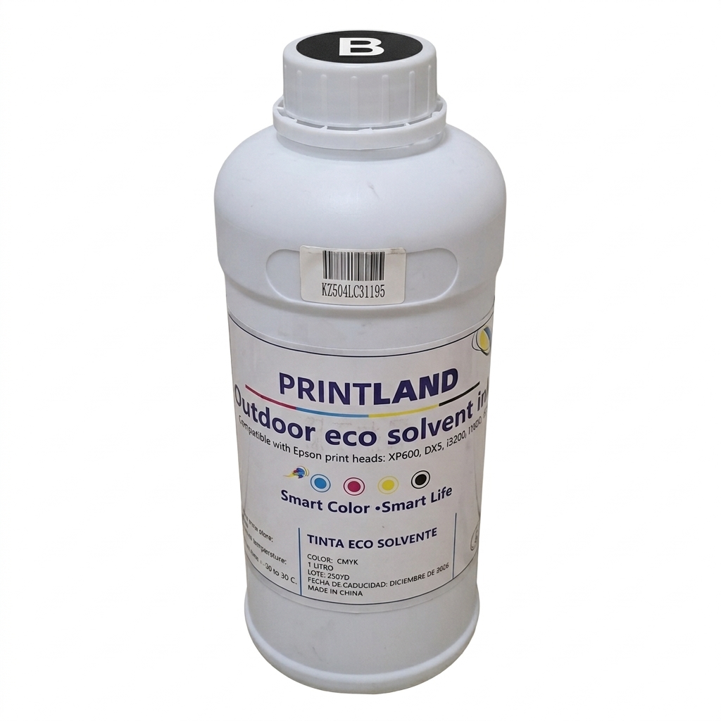 [581] Tinta EcoSolvente Free color NEGRO x 1000 ml