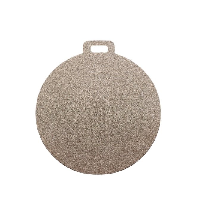 [769] MEDALLA SUBLIMABLE MADERA NACIONAL COLOR BRONCE 6 CM