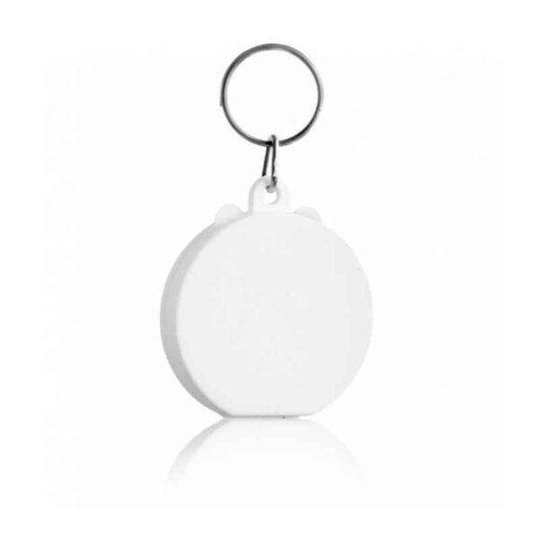 [838] LLAVERO PASTILLERO BLANCO NO SUBLIMABLE