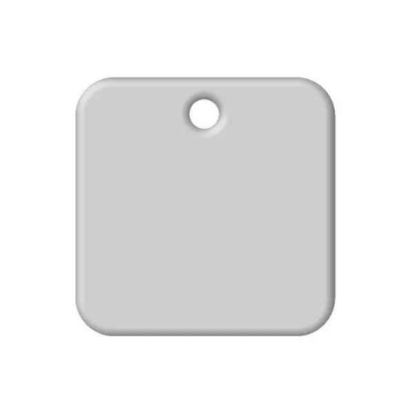 [999] Llavero Polimero Cuadrado 35x35 mm