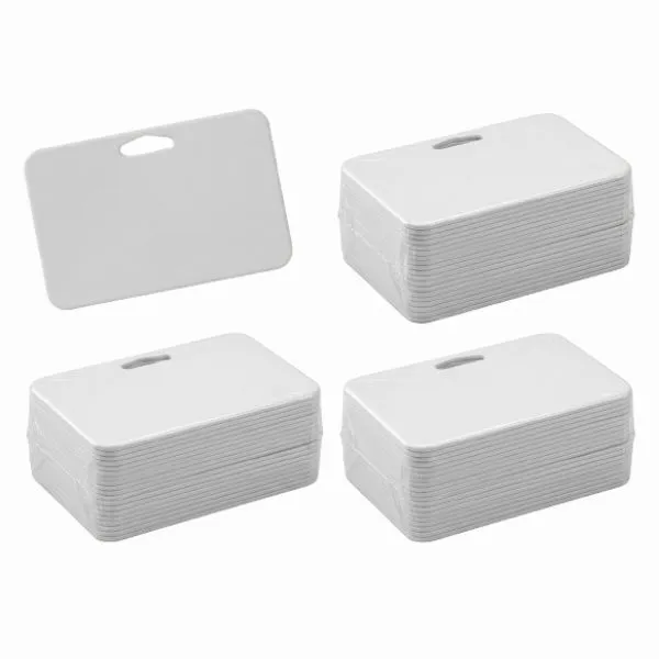 [1005] Credencial Polimero Horizontal con Orificio 83 x 53 mm