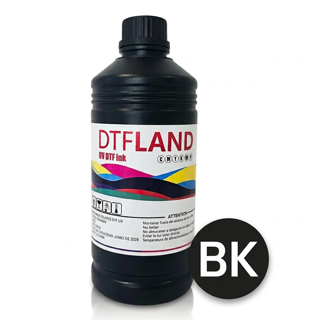 [1204] TINTA UV FREE ROLL PARA CABEZAL Epson Color NEGRO x 1000 ml