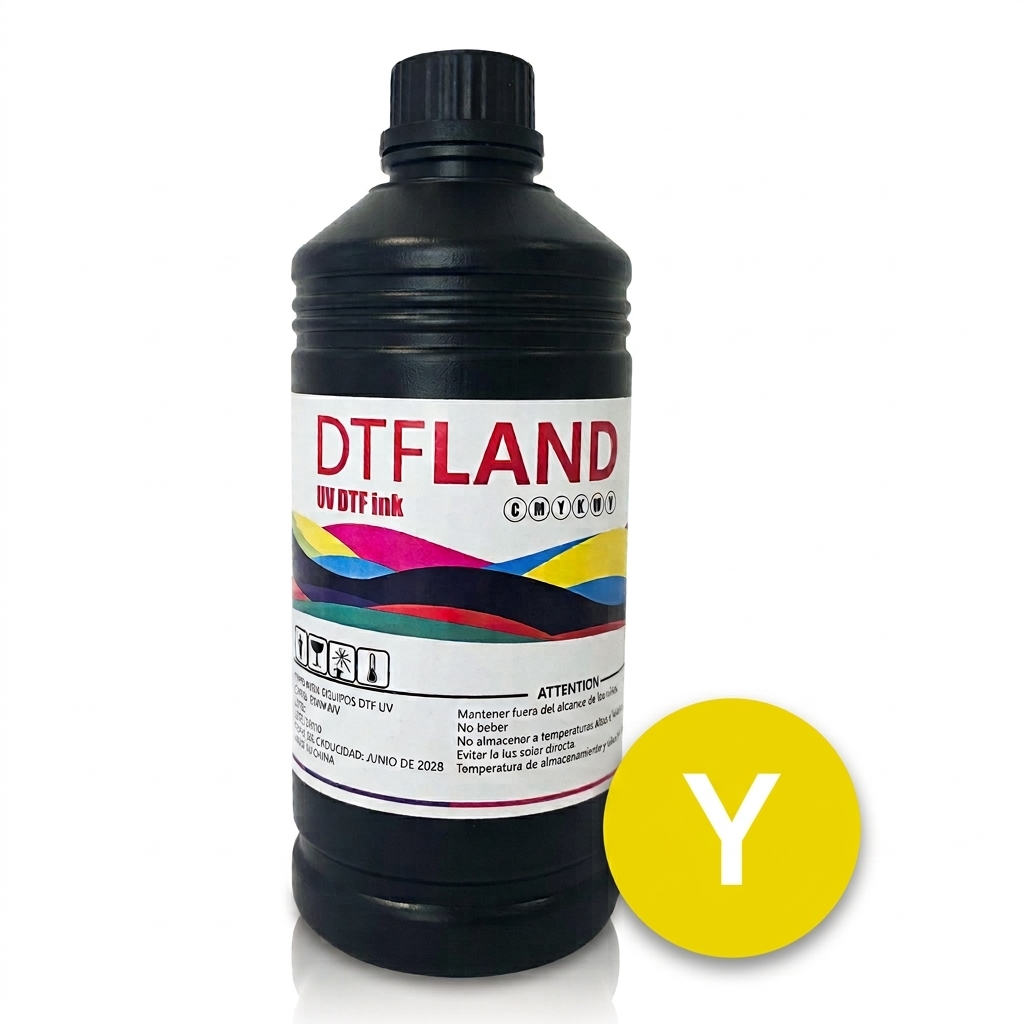 [1205] TINTA UV FREE ROLL PARA CABEZAL Epson Color AMARILLO x 1000 ml