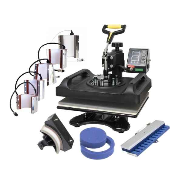 [2170] PLANCHA ESTAMPADORA COMBO MULTIFUNCION 10 en 1 29x38 FREE