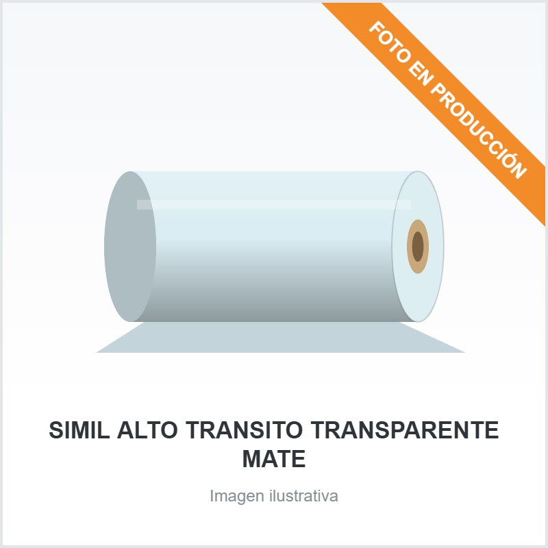 [2487] SIMIL ALTO TRANSITO TRANSPARENTE MATE