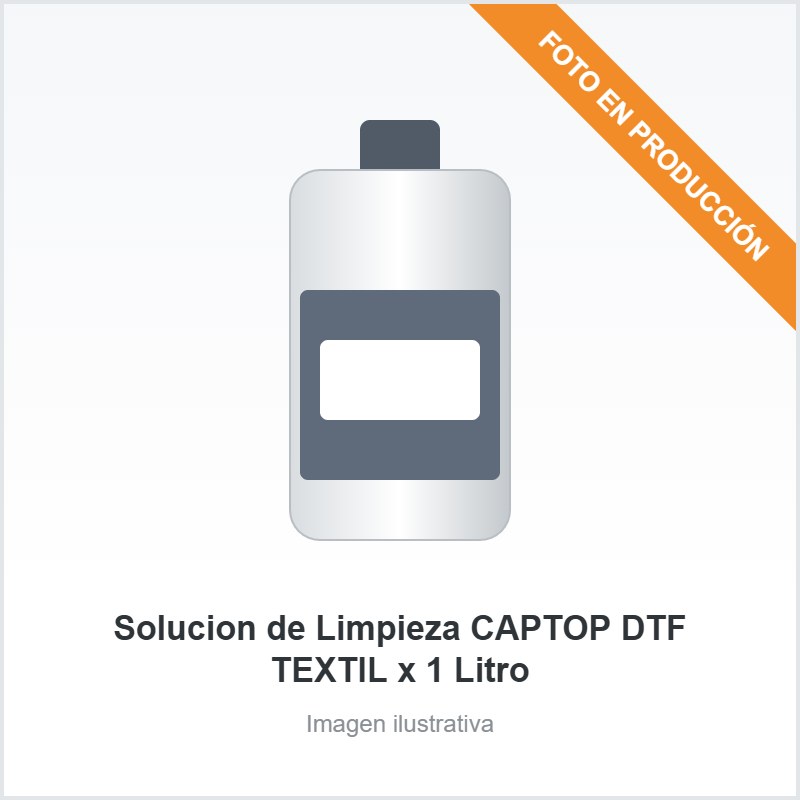 [3264] Solucion de Limpieza CAPTOP DTF TEXTIL x 1 Litro