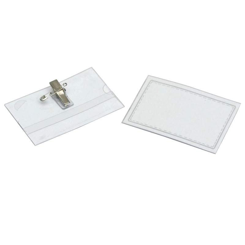 [3554] PORTA CREDENCIAL PERSONAL 90 X 57 mm CON CLIP
