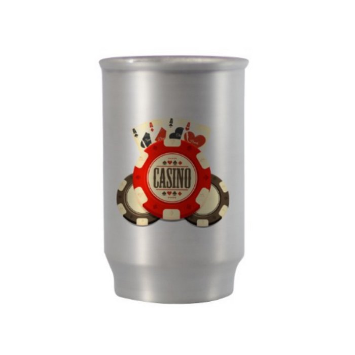 [3797] VASO DE ALUMINIO MATE NATURAL