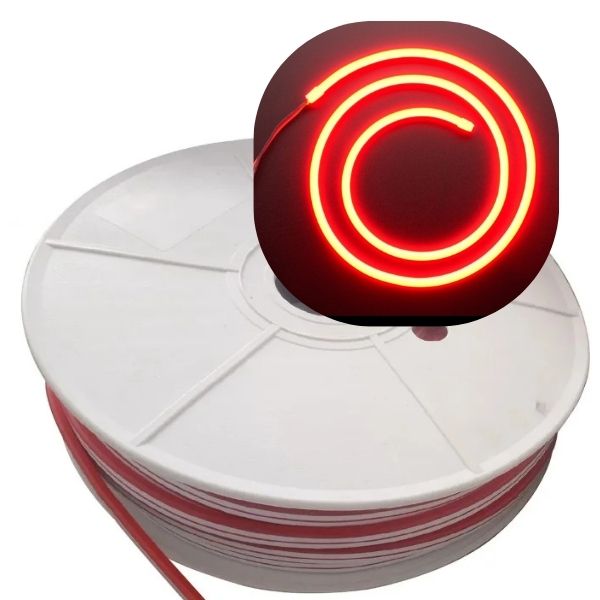 [3815] Neon Led 1era Generacion 6 x 12 mm 12V ROJO