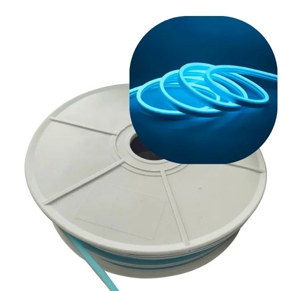 [3817] Neon Led 1era Generacion 6 x 12 mm 12V CELESTE