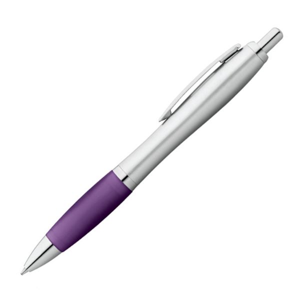[3830] boligrafo K750 PLASTICO CUERPO COLOR METAL GRIP violeta