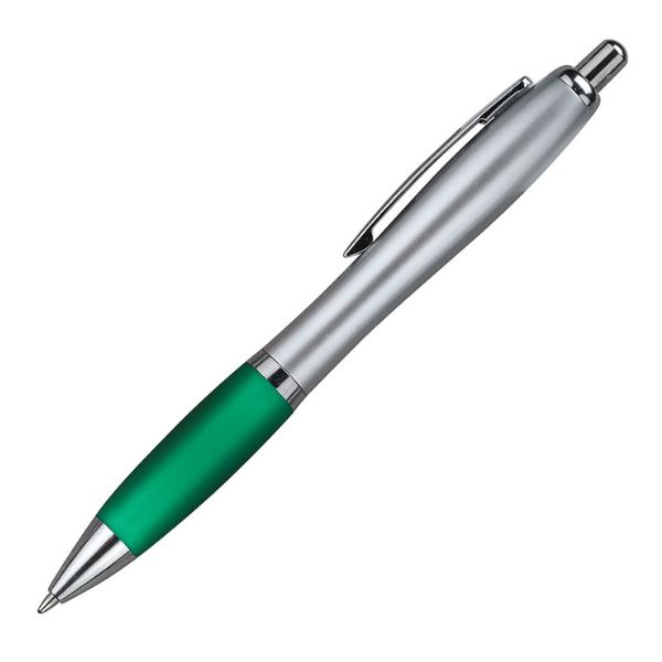 [3831] boligrafo K750 PLASTICO CUERPO COLOR METAL GRIP verde