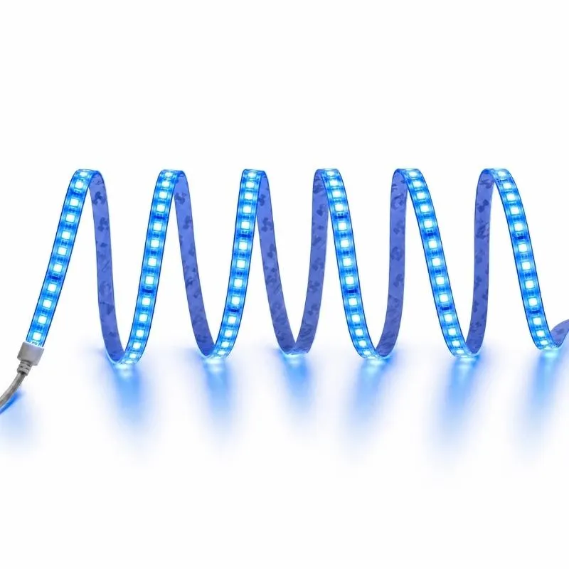 [4071] CINTA LED ZIGZAG  AZUL X METRO