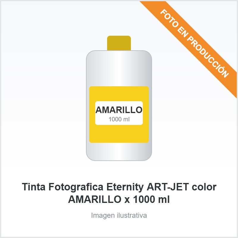 [4102] Tinta Fotografica Eternity ART-JET color AMARILLO x 1000 ml