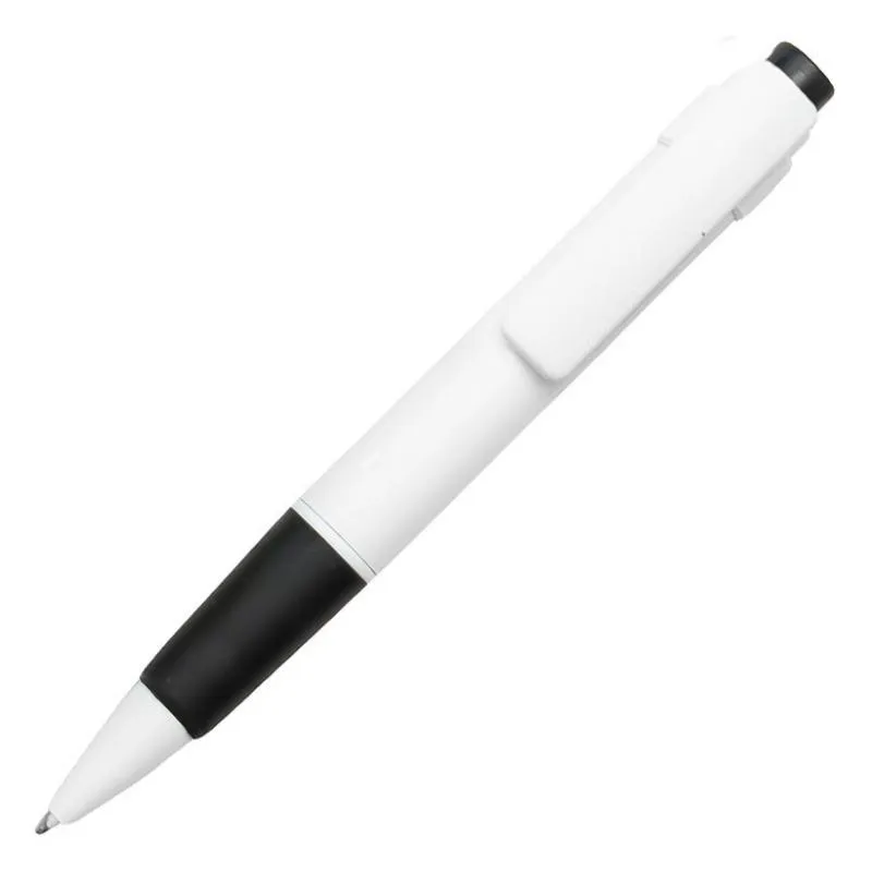 [4106] Boligrafo NIZA PLASTICO CUERPO BLANCO DETALLE NEGRO