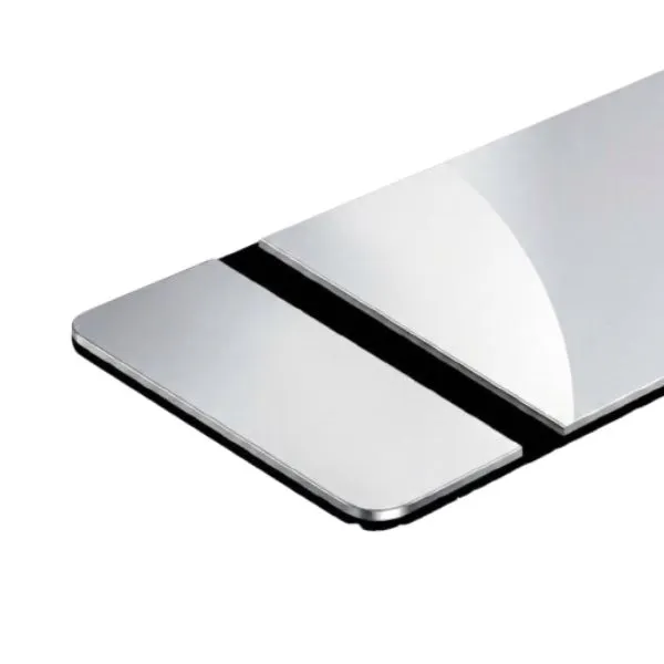 [4129] Bicapa PLATA/Negro 1.6 mm 0.60 x 1.20 metros