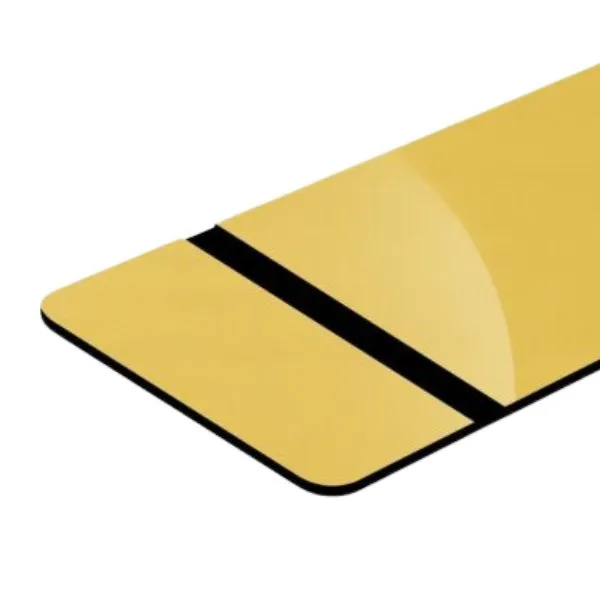 [4130] Bicapa ORO/Negro 1.6 mm 0.60 x 1.20 metros