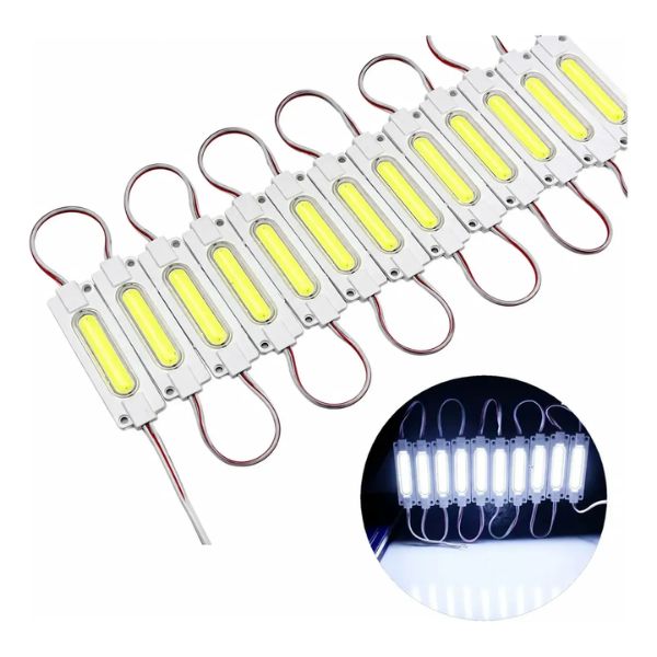 [4177] MODULO COB 1Led 12V BLANCO FRIO x Paquete de 100 Modulos