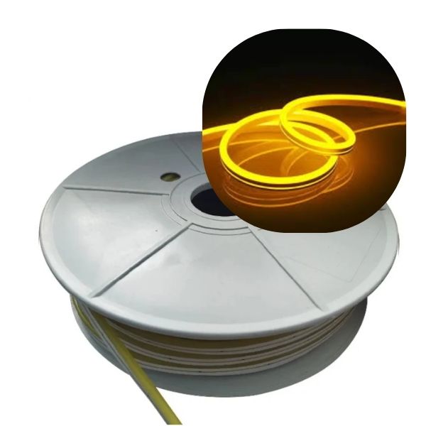 [4186] Neon Led 1era Generacion 6 x 12 mm 12V AMARILLO