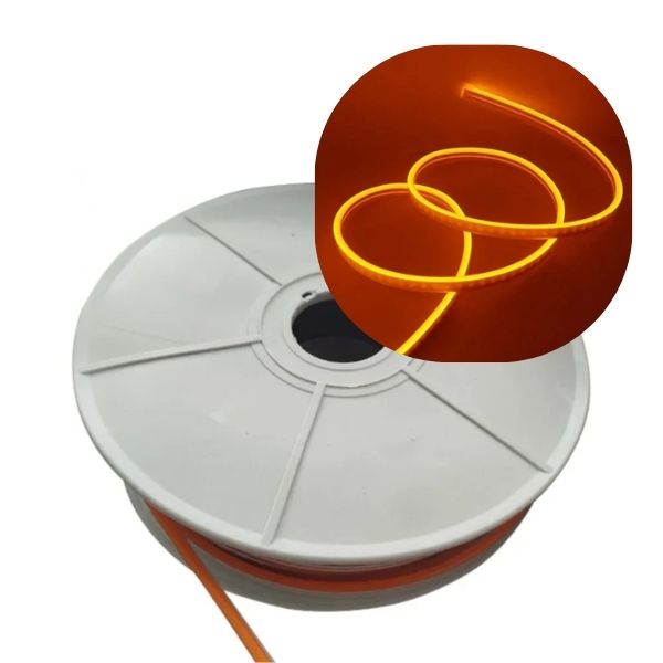 [4188] Neon Led 1era Generacion 6 x 12 mm 12V NARANJA