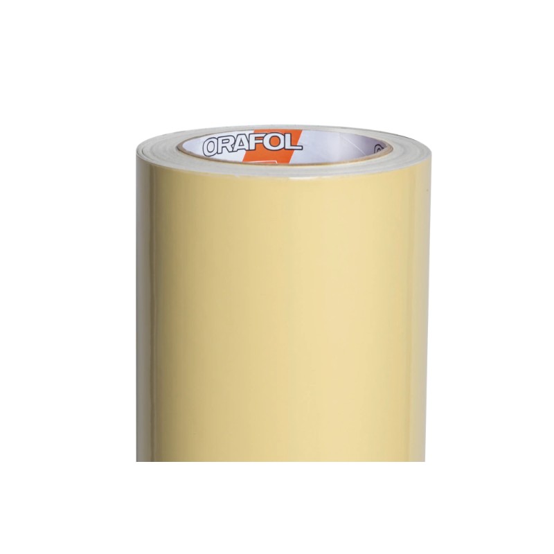 VINILO ORACAL 651 023 Cream (Crema) Glosy 126 cm x metro lineal