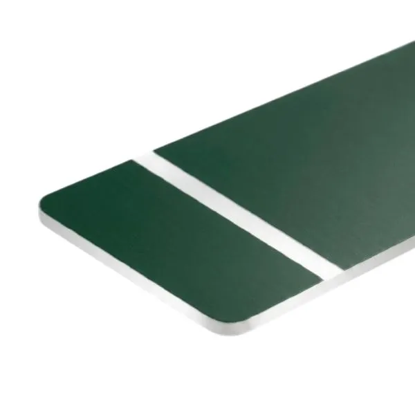 [4649] Bicapa VERDE OSCURO/BLANCO 1.6 mm 0.40 X 0.60 metros