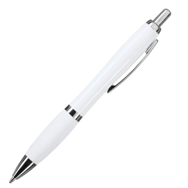 [4680] boligrafo K750 PLASTICO CUERPO BLANCO GRIP BLANCO