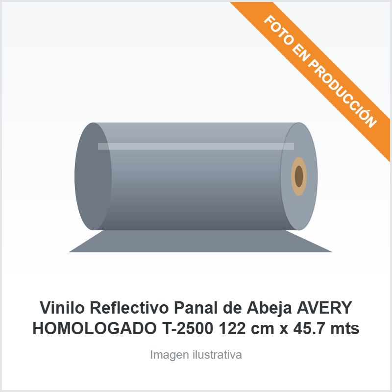 [4790] Vinilo Reflectivo Panal de Abeja AVERY HOMOLOGADO T-2500 122 cm x 45.7 mts