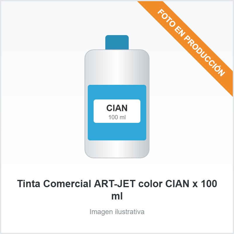 [5030] Tinta Comercial ART-JET color CIAN x 100 ml