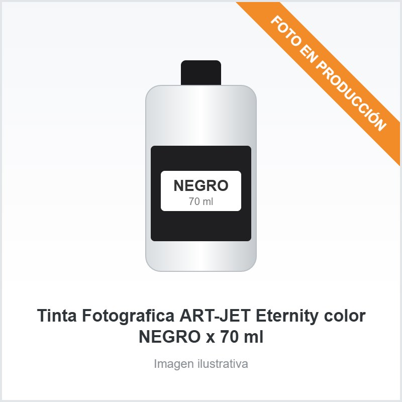 [5043] Tinta Fotografica ART-JET Eternity color NEGRO x 70 ml