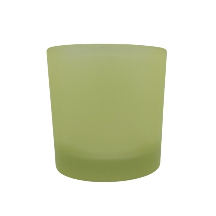 [5807] VASO DE WHISKY ESMERILADO - 320 ML AMARILLO