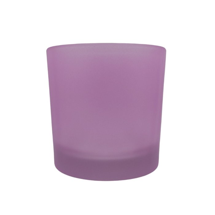 [5808] VASO DE WHISKY ESMERILADO - 320 ML MAGENTA