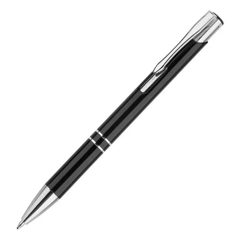 [5957] Boligrafo MALIBU Negro detalles Cromados