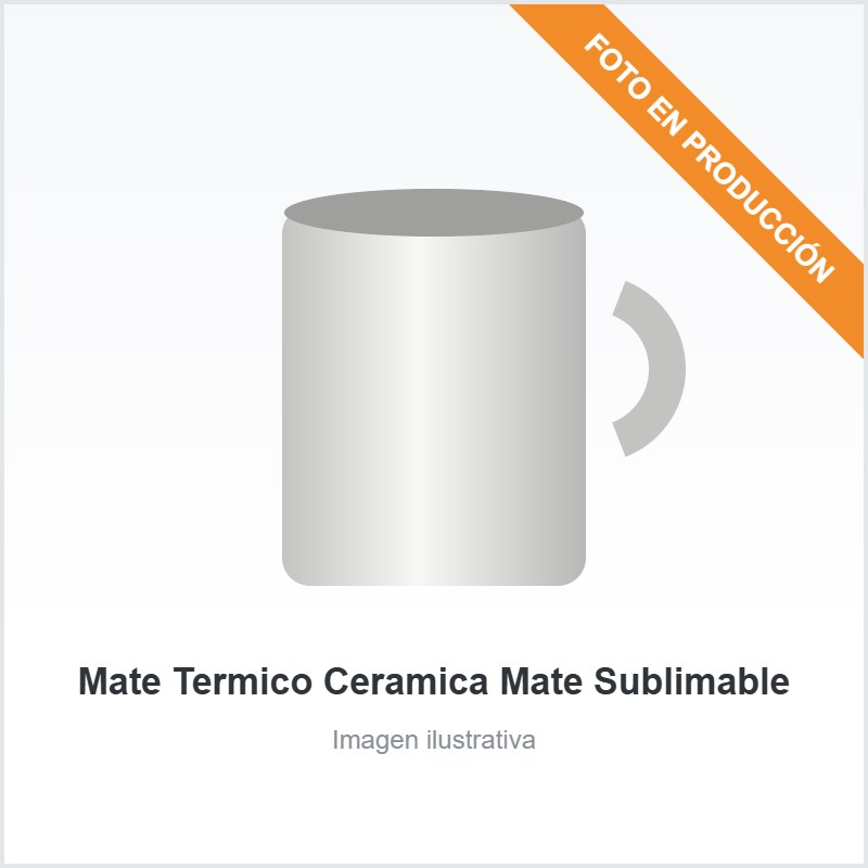 [6025] Mate Termico Ceramica Mate Sublimable