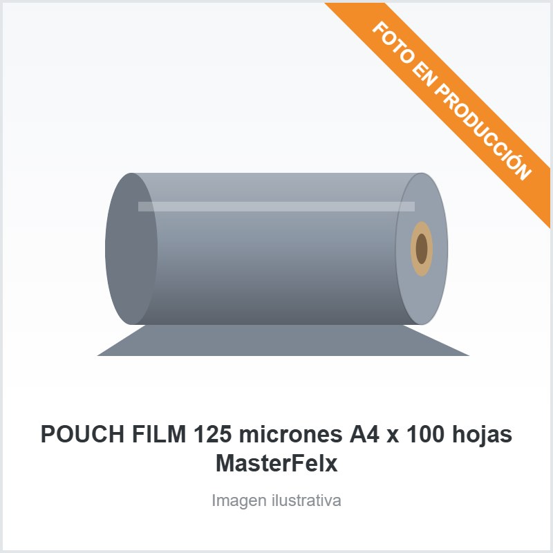 [6232] POUCH FILM 125 micrones A4 x 100 hojas MasterFelx