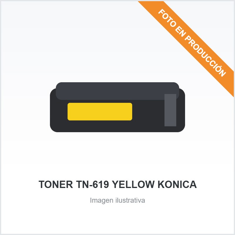 [6407] TONER TN-619 YELLOW KONICA