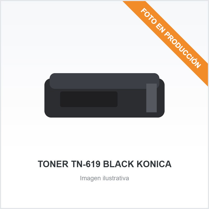 [6408] TONER TN-619 BLACK KONICA