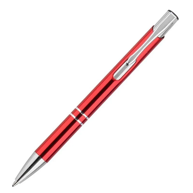 [6443] Boligrafo MALIBU Rojo detalles Cromados
