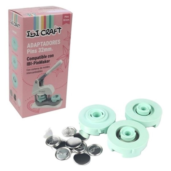 Matriz para Pins Botones IBI 32 mm mas 10 Insumos