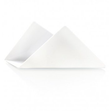 [6541] Servilletero Triangular Blanco 80 x 70 x 80 mm - Para DTF UV - SERIGRAFIA
