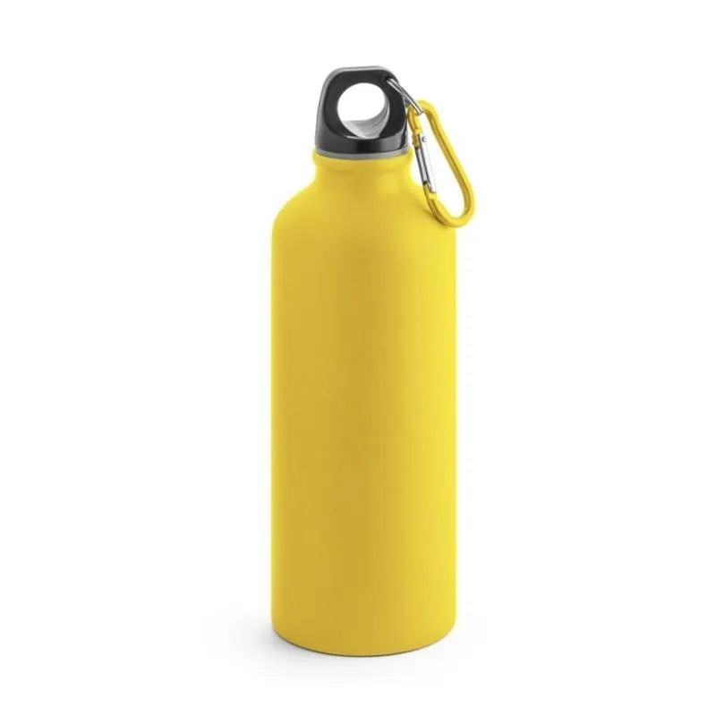 [6551] BOTELLA COLLINA 540 ML ALUMINIO AMARILLO MATE 6.6 X 2.16 cm - Para DTF UV - SERIGRAFIA - LASER