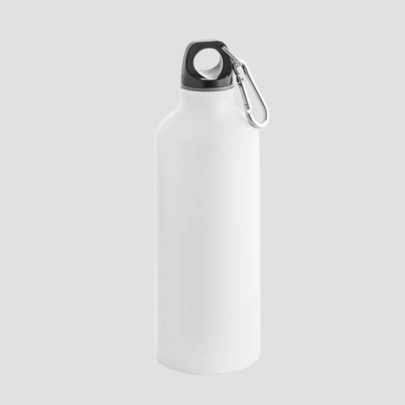 [6552] BOTELLA COLLINA 540 ML ALUMINIO BLANCO MATE 6.6 X 2.16 cm - Para DTF UV - SERIGRAFIA - LASER
