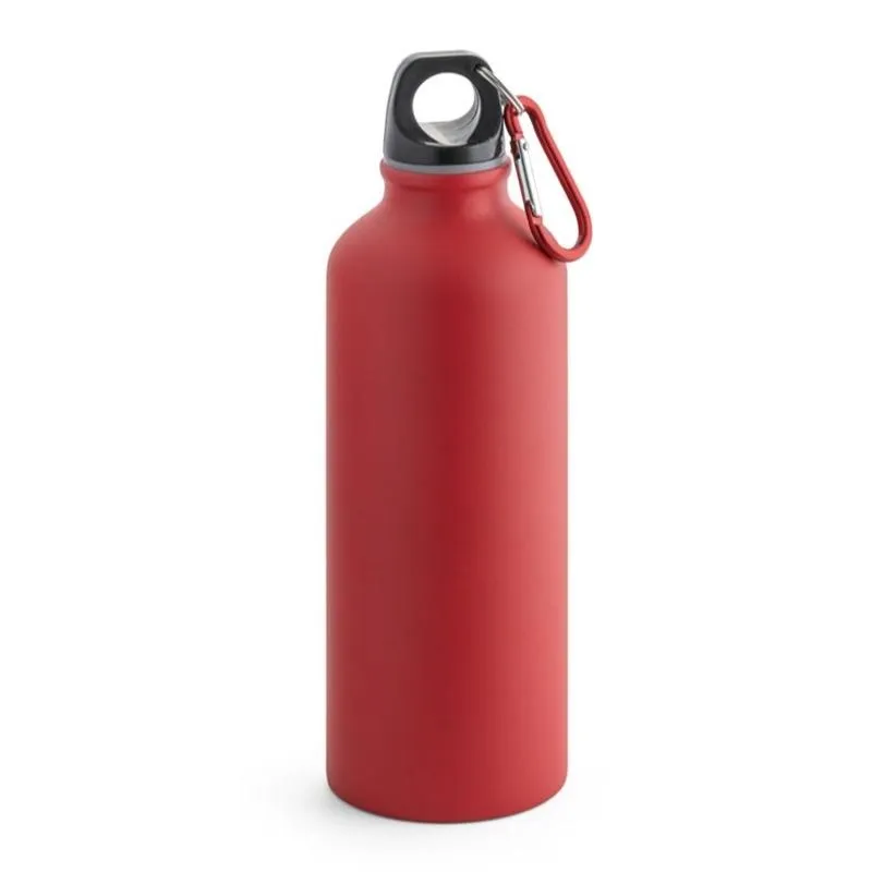 [6553] BOTELLA COLLINA 540 ML ALUMINIO ROJO MATE 6.6 X 2.16 cm - Para DTF UV - SERIGRAFIA - LASER
