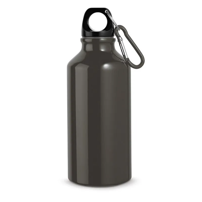 [6556] BOTELLA LANDSCAPE S 400 ML ALUMINIO GRIS OSCURO METALIZADO - Para DTF UV - SERIGRAFIA - LASER