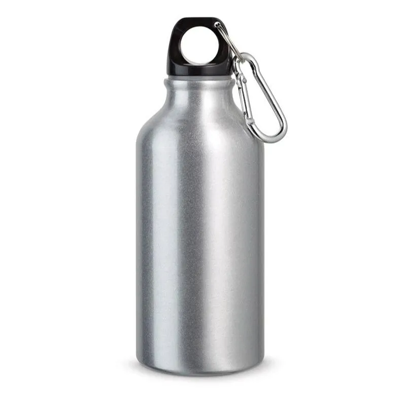 [6559] BOTELLA LANDSCAPE S 400 ML ALUMINIO PLATEADO METALIZADO - Para DTF UV - SERIGRAFIA - LASER
