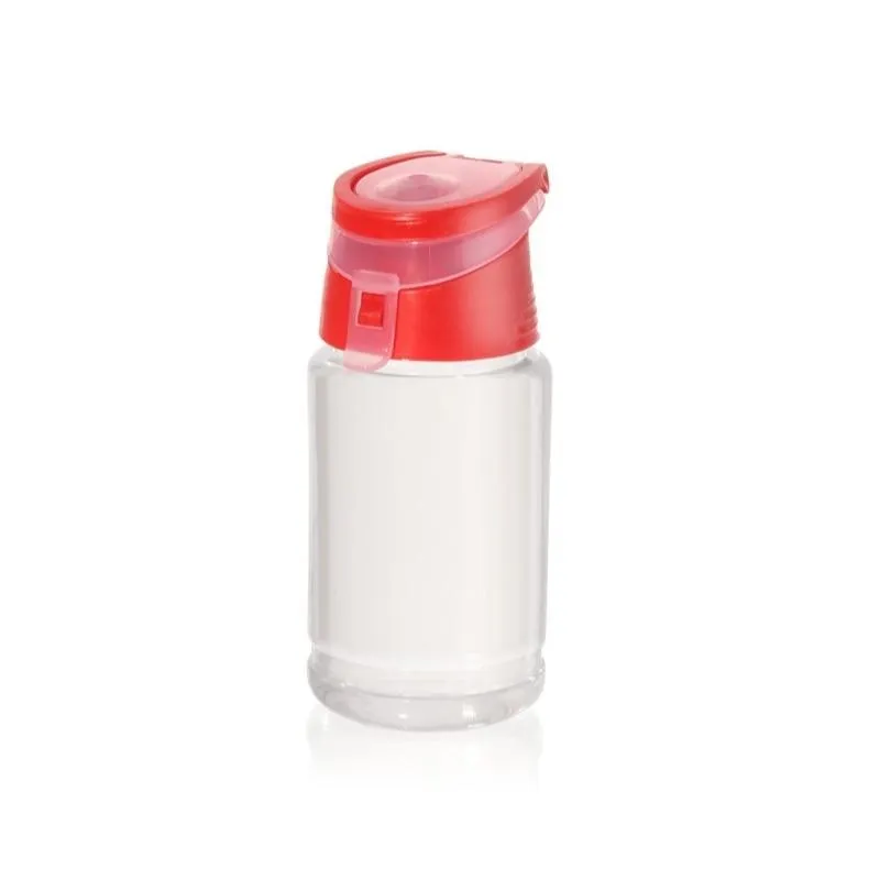 [6565] BOTELLA PLASTICA SPORTAGE 500 cm3 CRISTAL TAPA ROJO - Para DTF UV - SERIGRAFIA