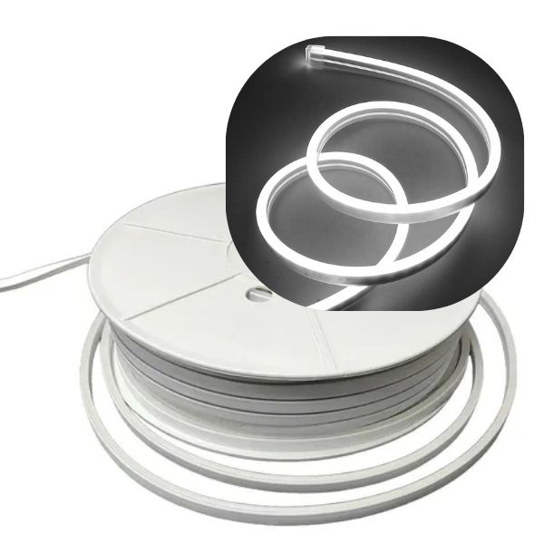 [6578] Neon Led 1era Generacion 8 x 16 mm 12V BLANCO FRIO