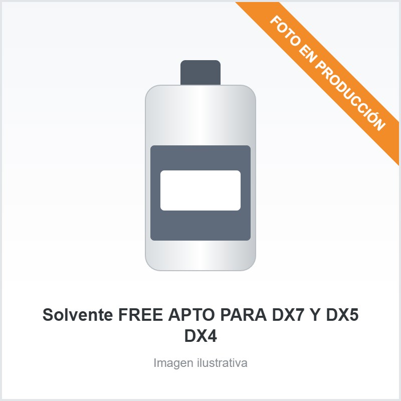 [6579] Solvente FREE APTO PARA DX7 Y DX5 DX4