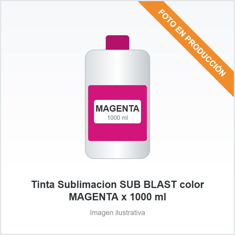 [6660] Tinta Sublimacion SUB BLAST color MAGENTA x 1000 ml